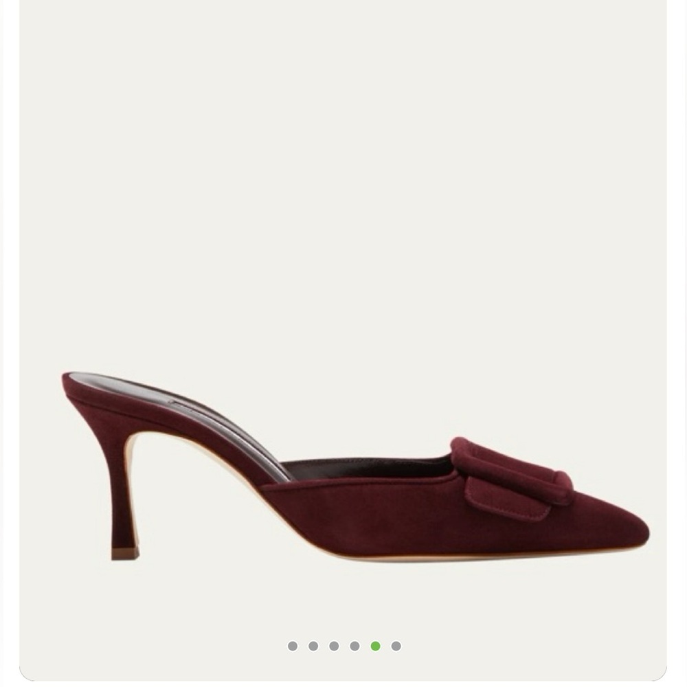 Manolo Blahnik Maysale Mules 70mm